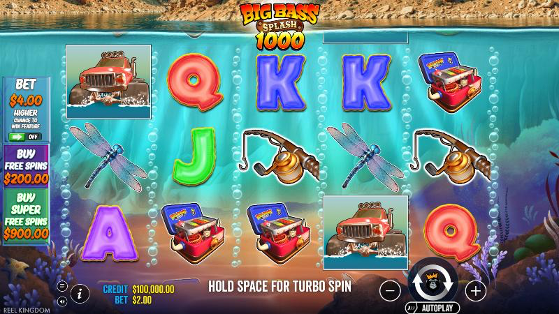 new online slot Big Bass Splash 1000